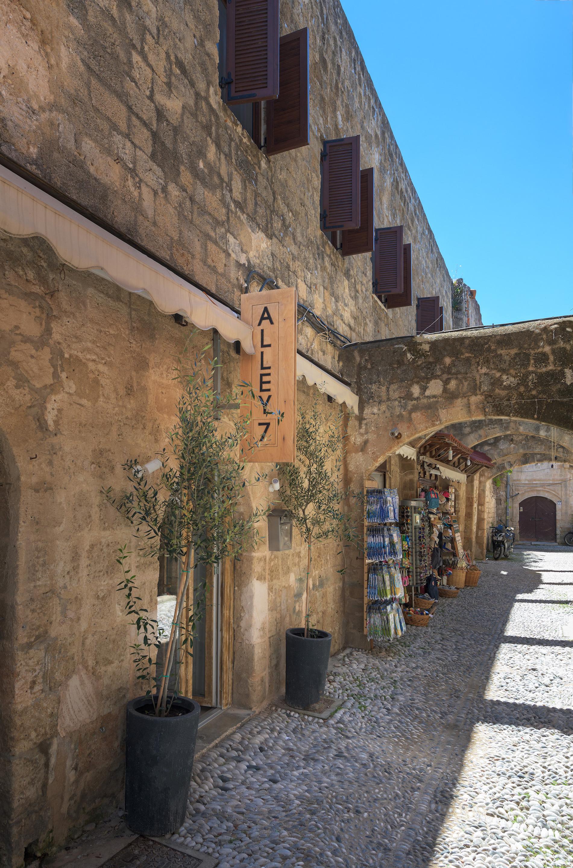 Alley 7 Rhodes City Dış mekan fotoğraf